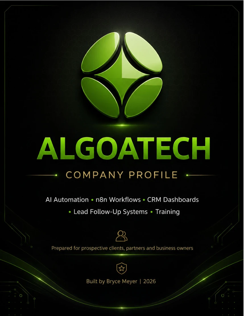 AlgoaTech Company Profile 2026 cover