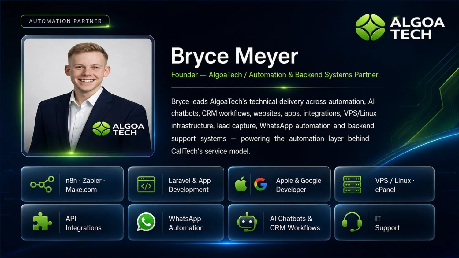 AlgoaTech automation partner profile